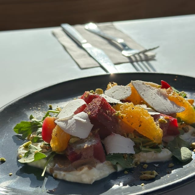 Roasted Beets and Citrus Salad (available after 3PM).