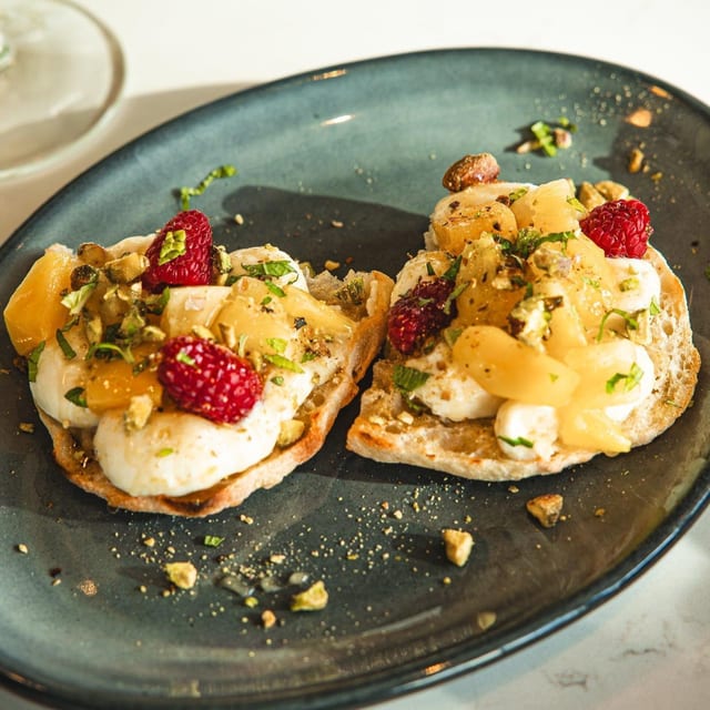 Fresh Fruit Toast.