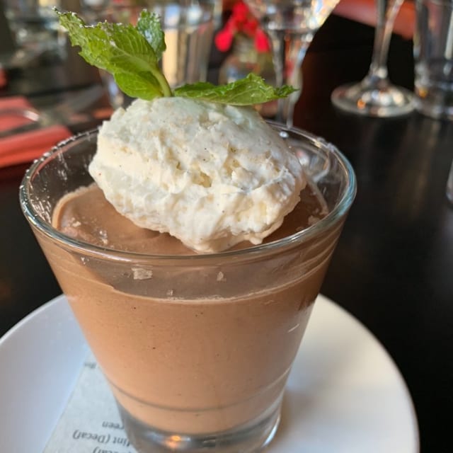 Bittersweet Chocolate Mousse.