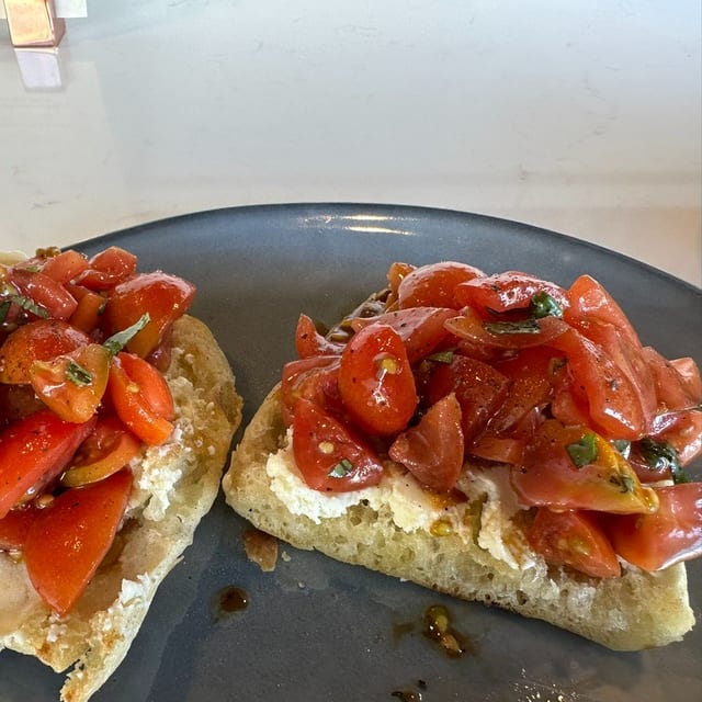 Bruschetta Toast.