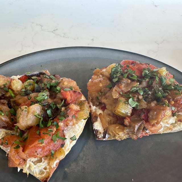 Eggplant Caponata.